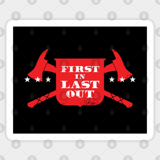 First In Last Out Sticker by BadBox